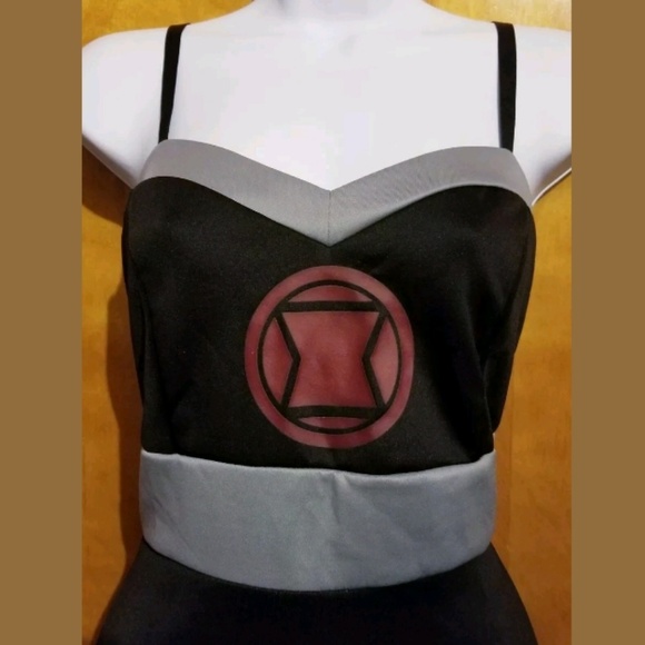 Torrid Her Universe Black Widow Cosplay Dress RARE - Picture 2 of 4